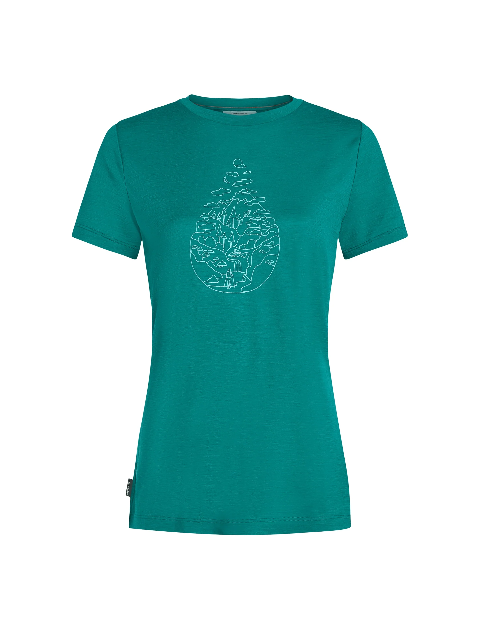 Tech Merino T-Shirt Hike Path ♀ - Image 2