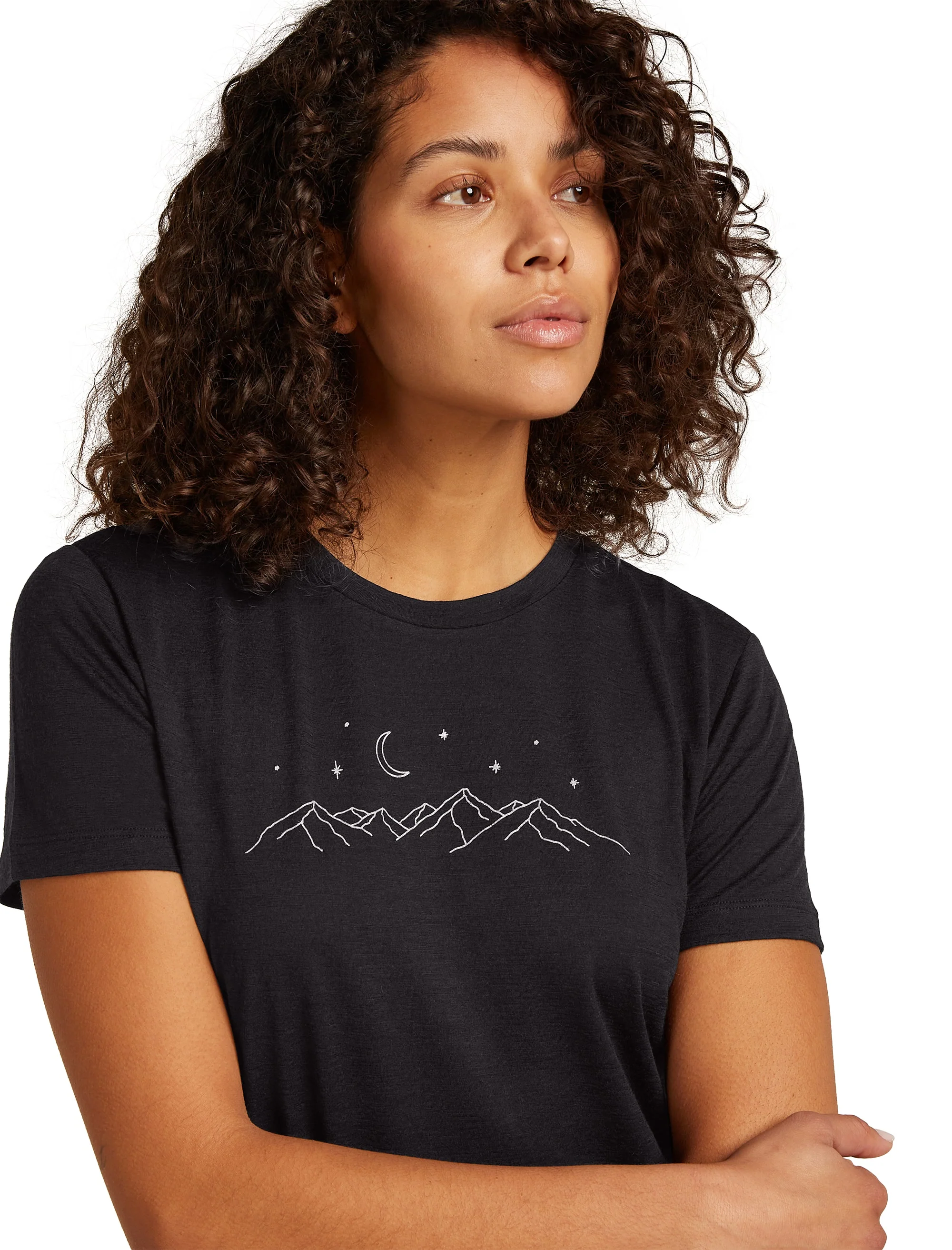 Tech Merino T-Shirt Sparkling Stars ♀ - Image 10