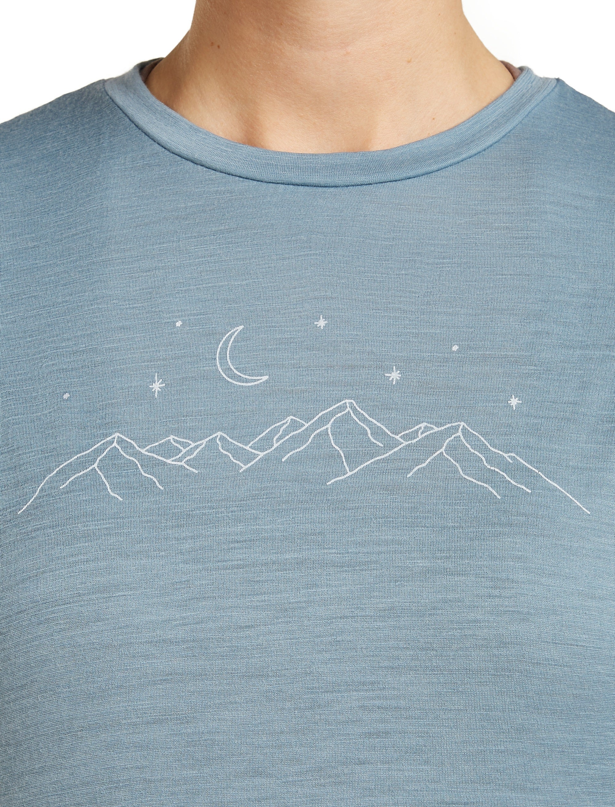 Tech Merino T-Shirt Sparkling Stars ♀ - Image 2
