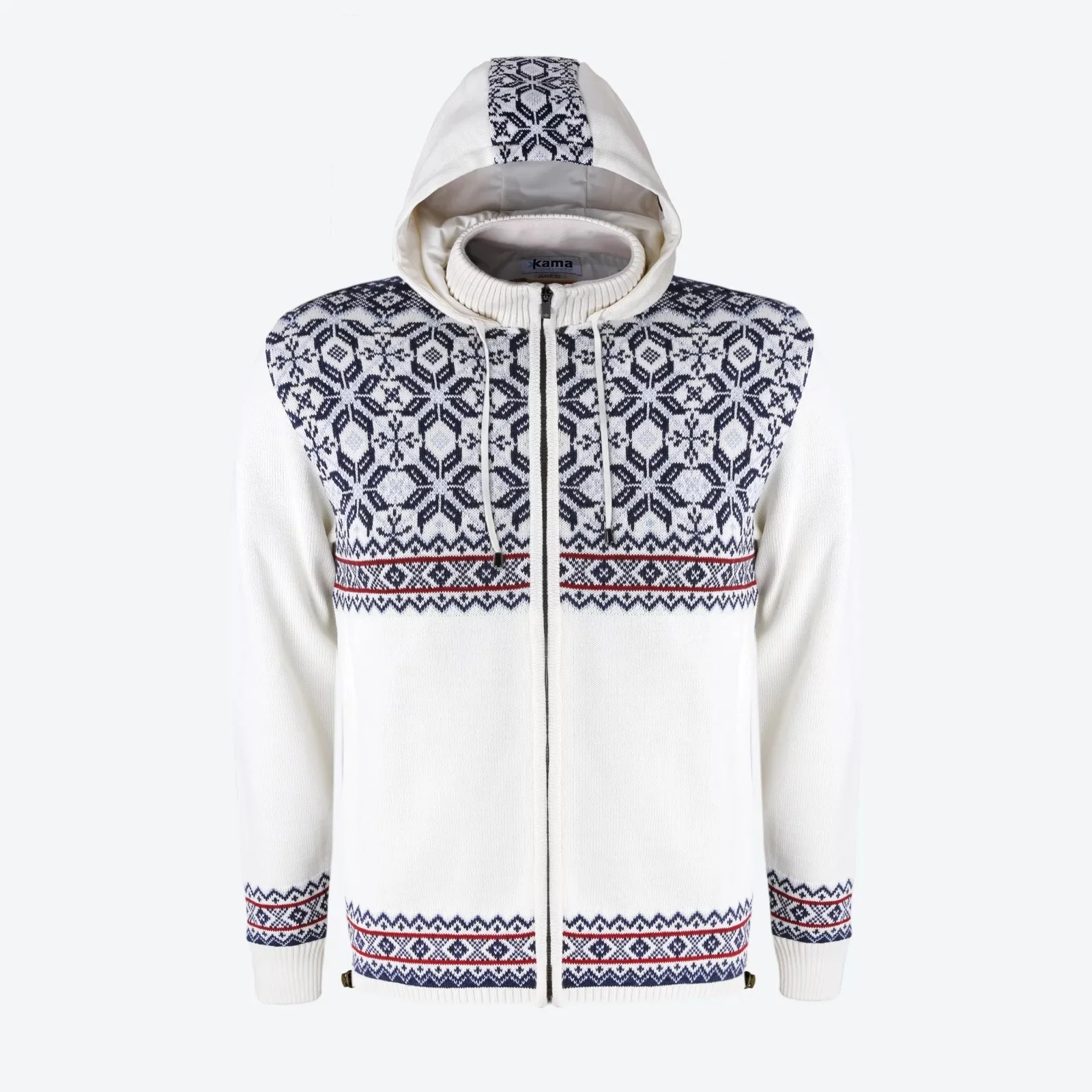 Norweger Merino Kapuzenjacke mit Windstopper - Image 5