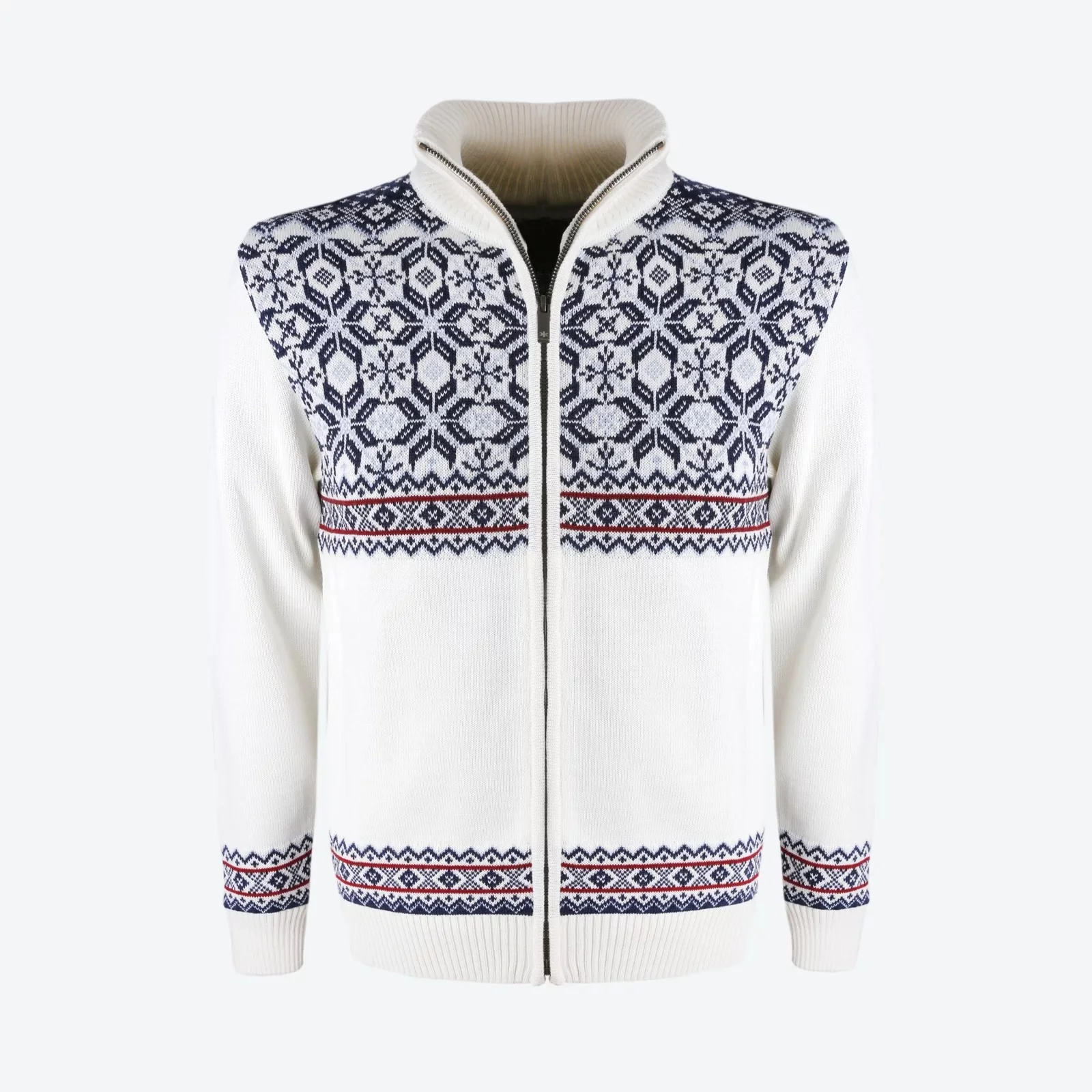 Norweger Strickjacke Merinowolle Herren - Image 3