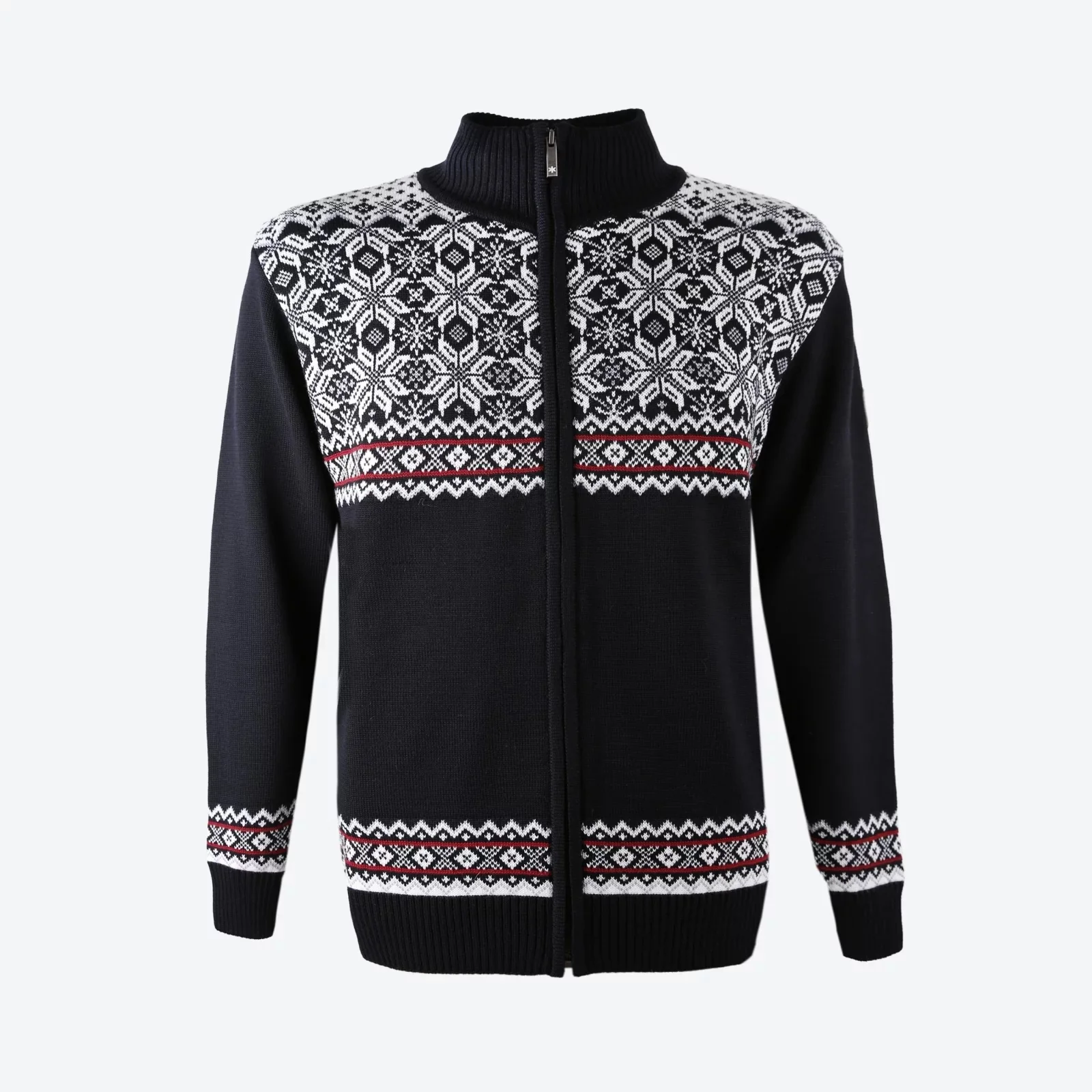 Norweger Strickjacke Merinowolle Herren - Image 4