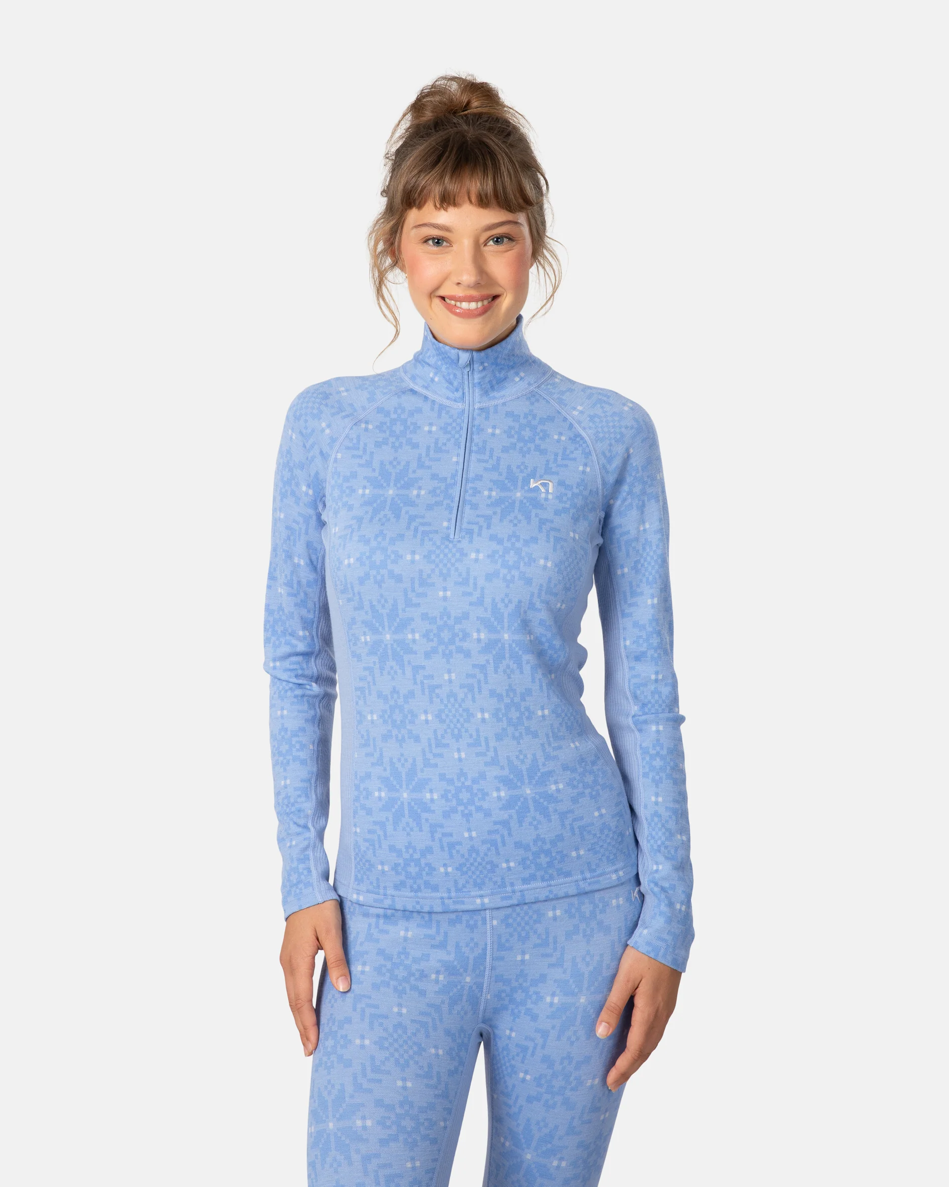 Edith Merino Wool Half Zip 220 - Image 3