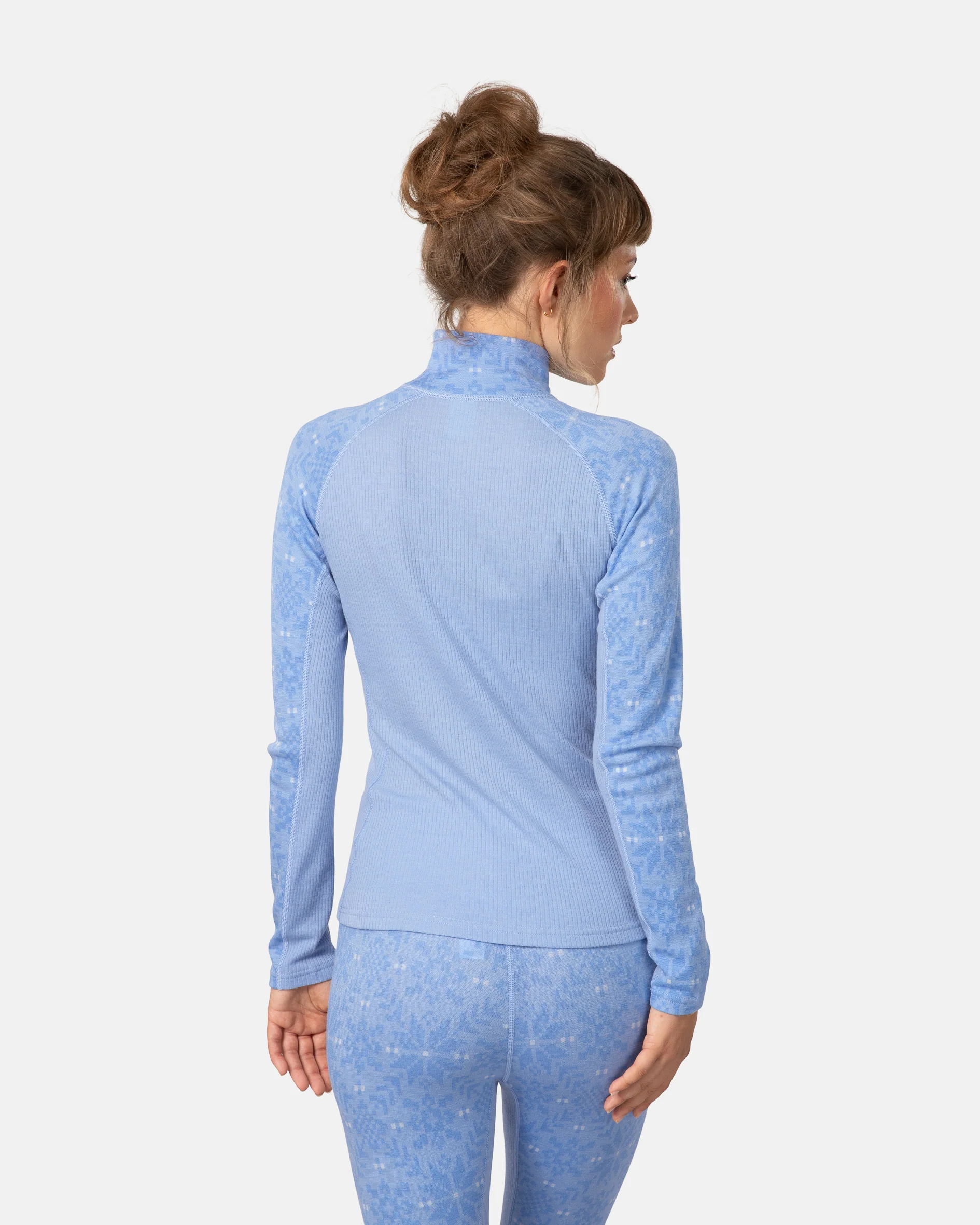 Edith Merino Wool Half Zip 220 - Image 4