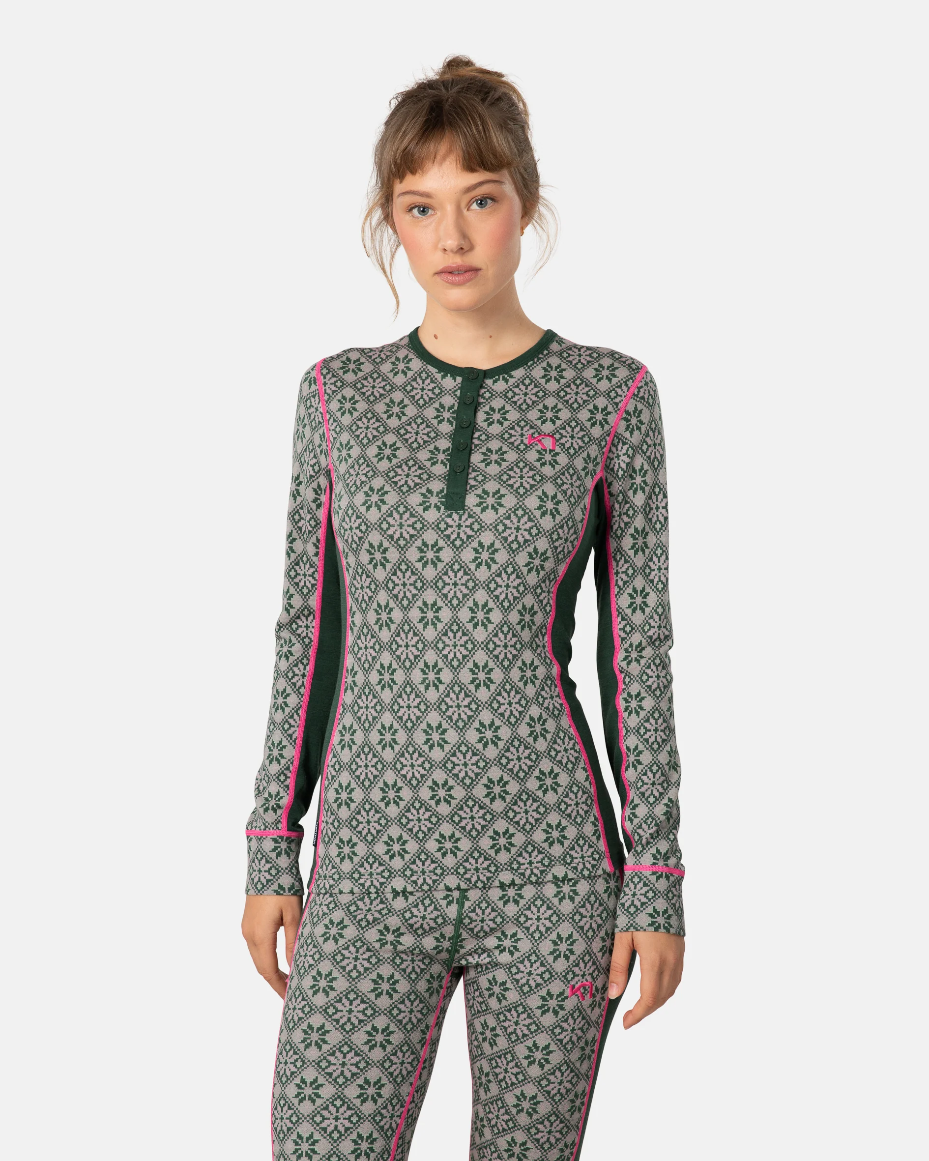Rose Merino Long Sleeve Damen 240 - Image 4