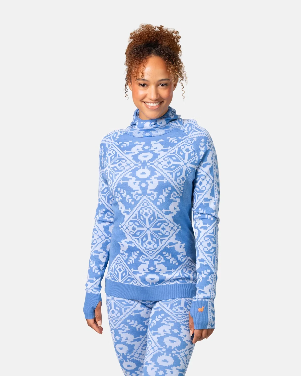 Saga Hood Merino Longsleeve ♀ - Image 3