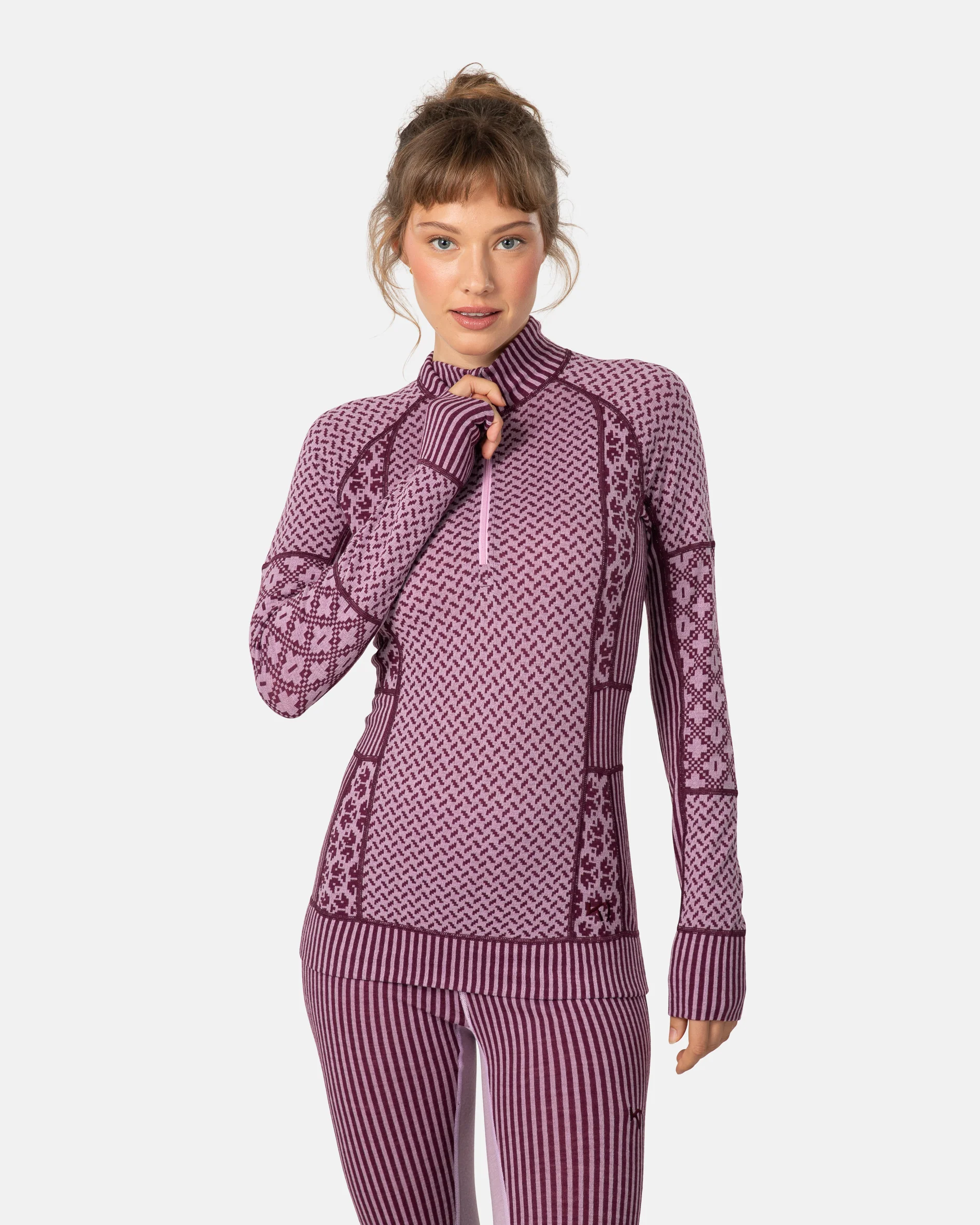 Smekker Half Zip Merino Longsleeve ♀ - Image 3
