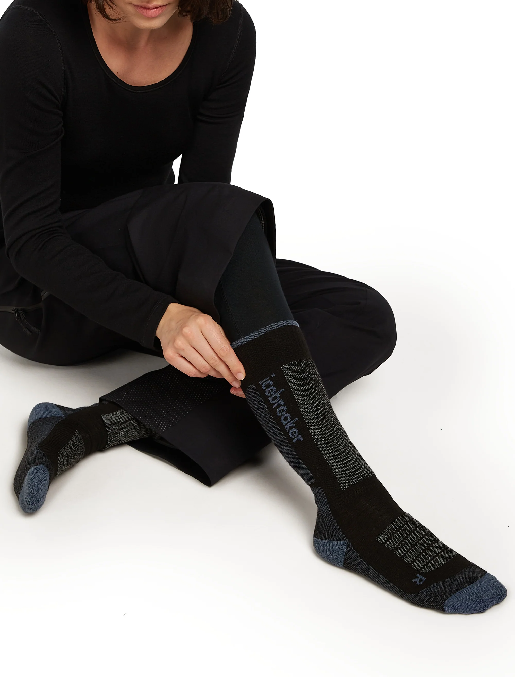 Merino Skisocken Ski+ Medium Damen - Image 2