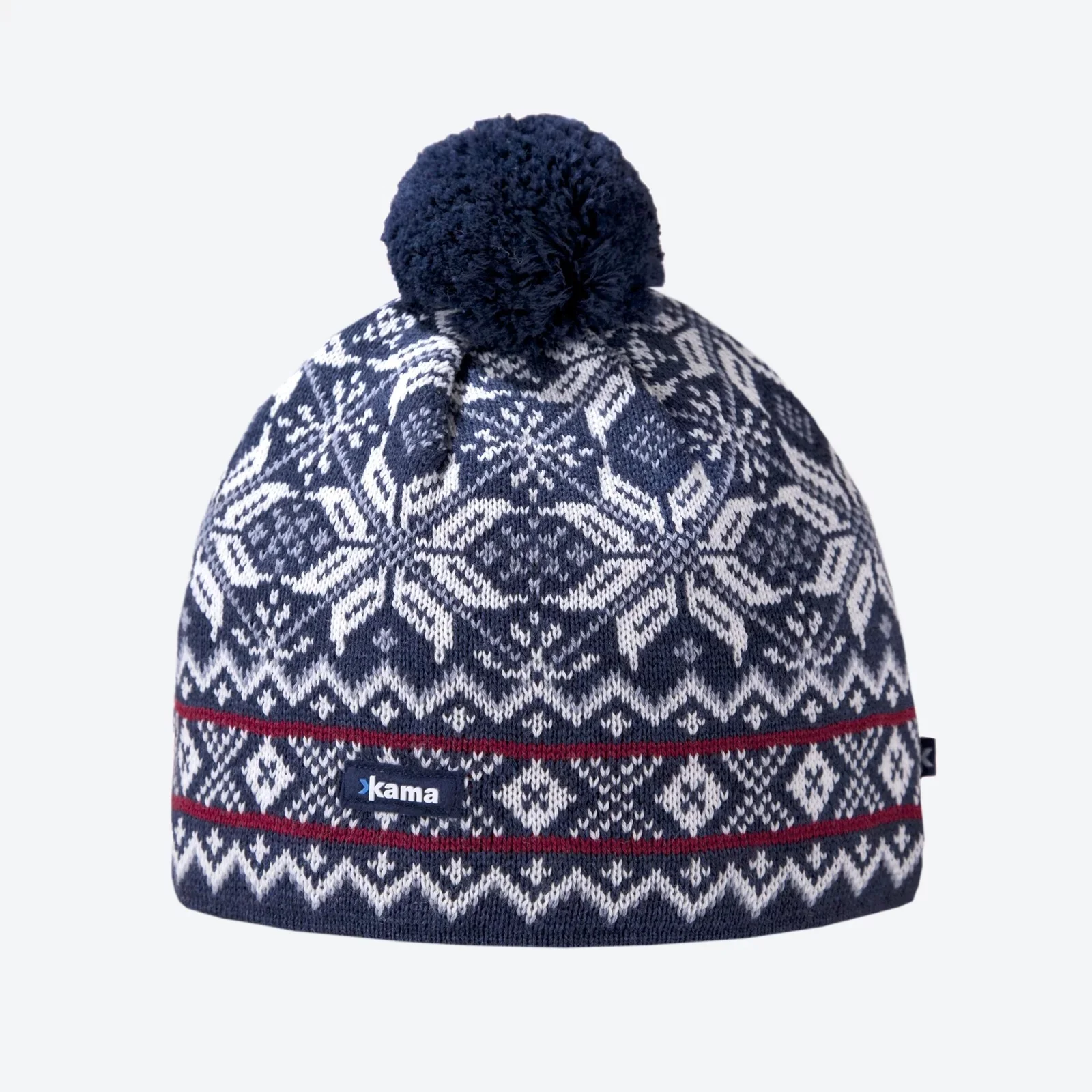 Norweger Windstopper Merino Mütze mit Bommel - Image 3