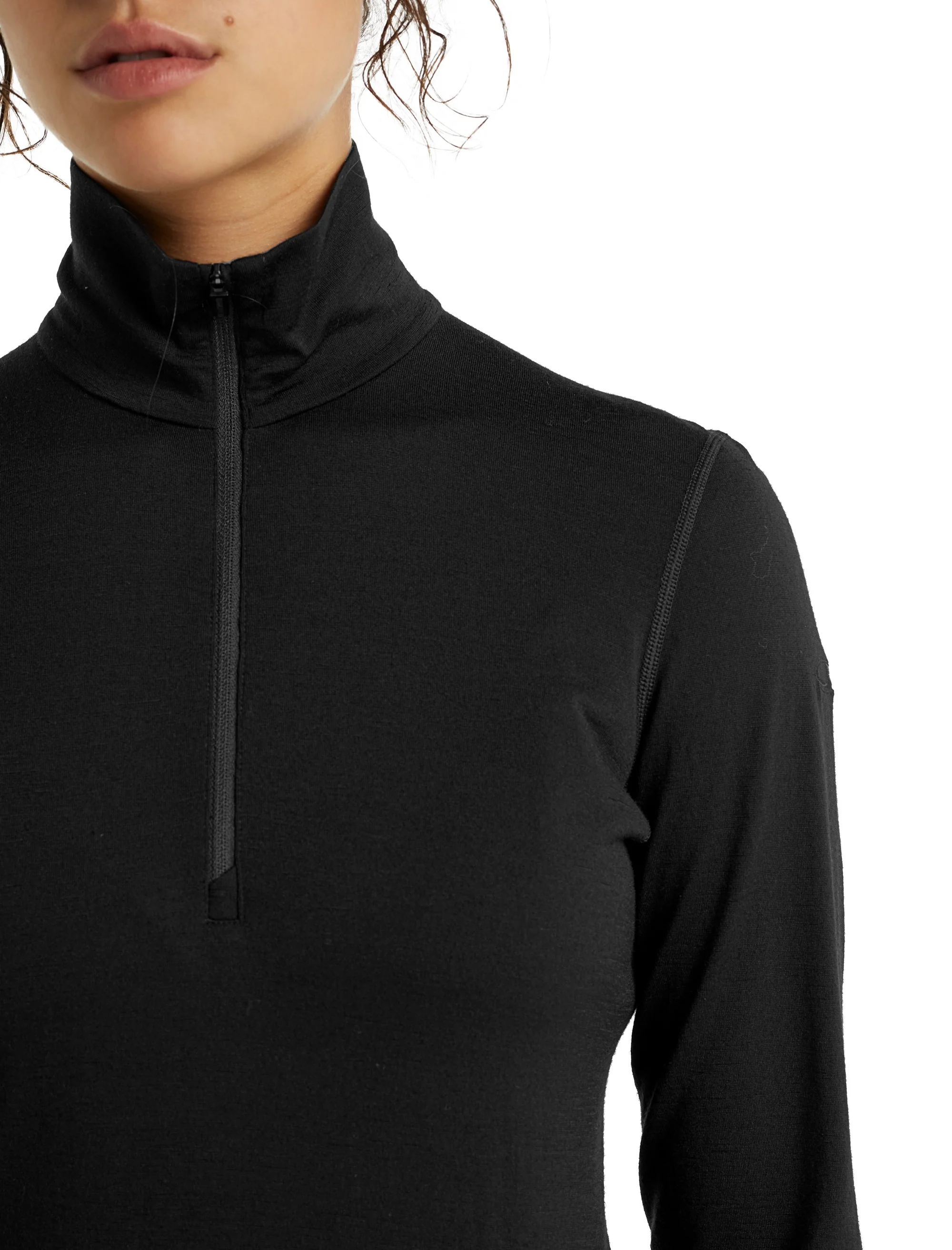 Oasis Merino Long Sleeve Damen Zip 200 - Image 4