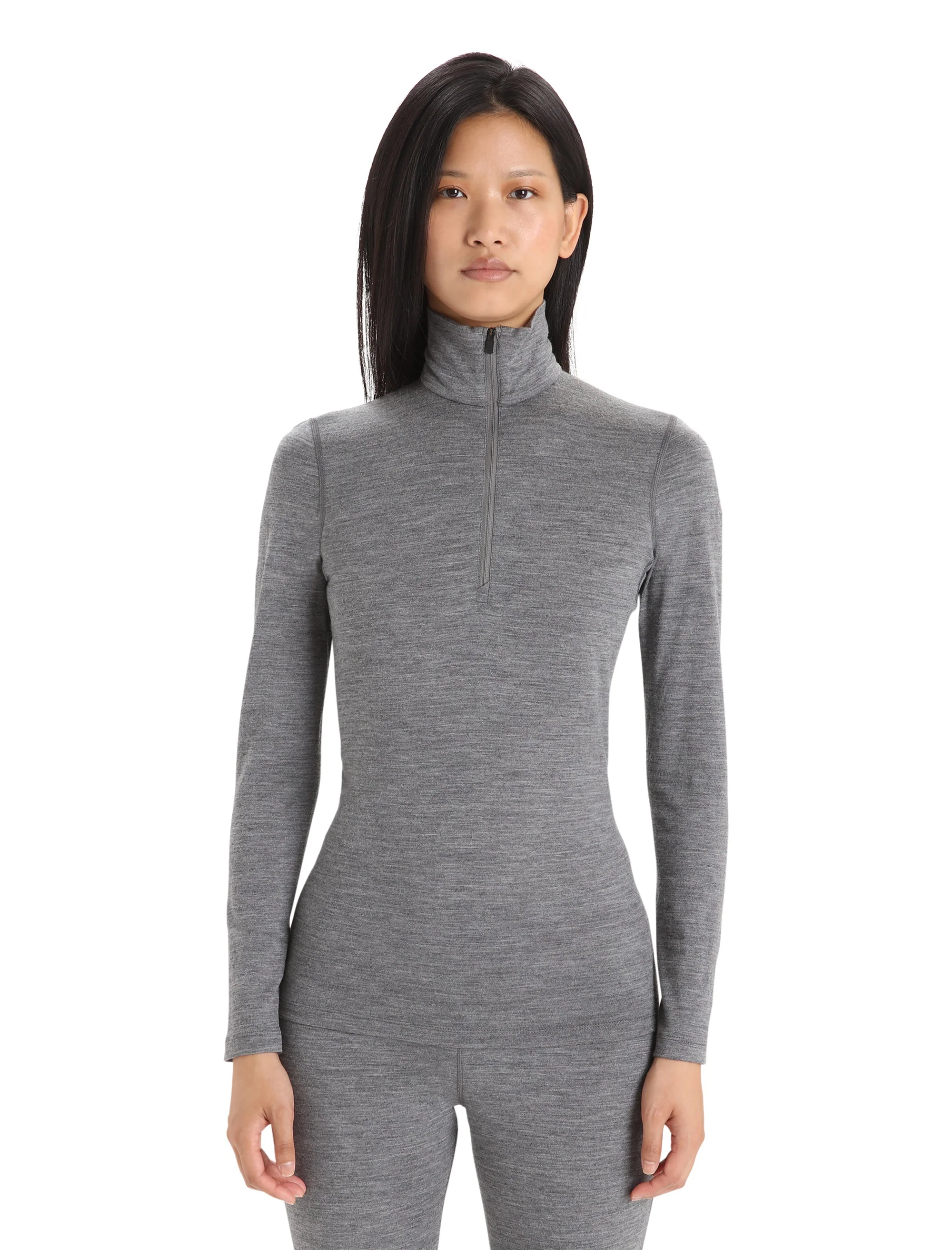 Oasis Merino Long Sleeve Damen Zip 200 - Image 5
