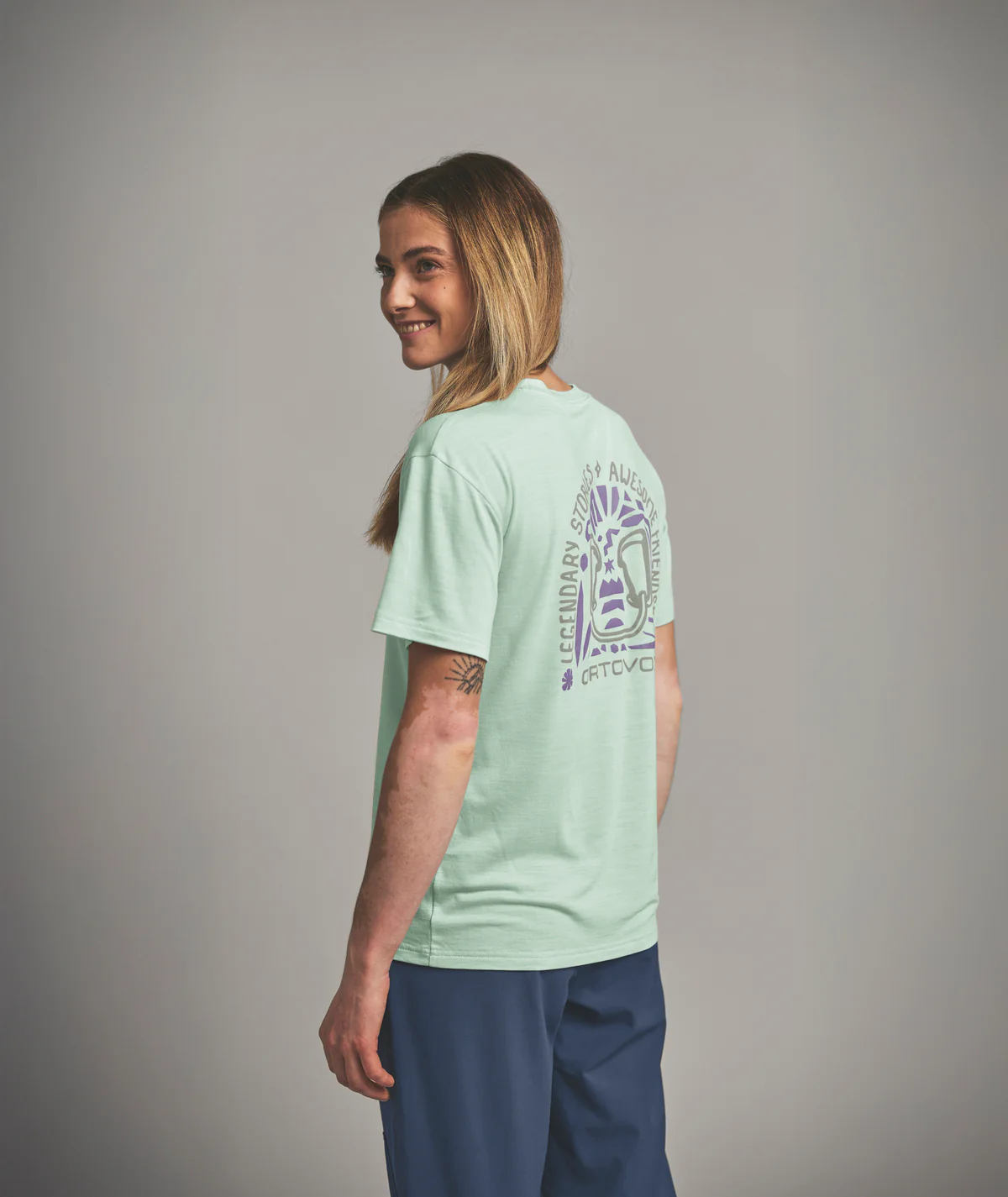150 Cool Climbing Vibes T-Shirt Merino-Tencel® ♀ - Image 3
