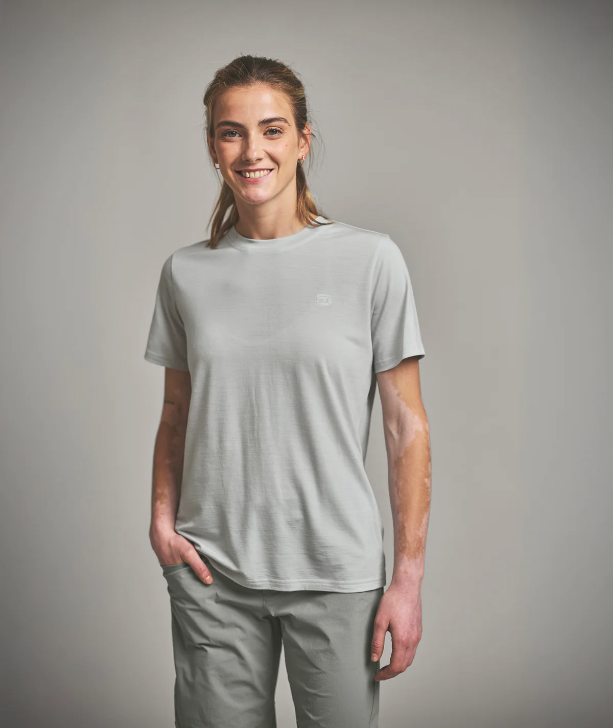 150 Cool Logo Staple T-Shirt Merino-Tencel® ♀ - Image 2