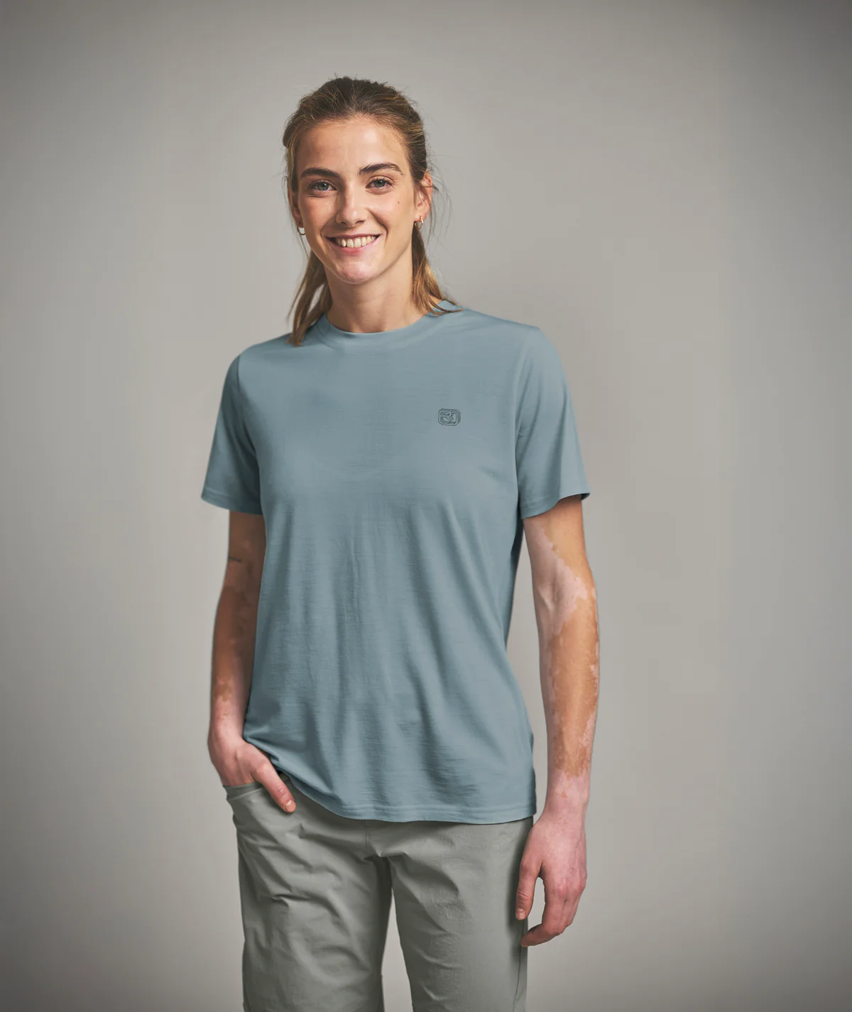150 Cool Logo Staple T-Shirt Merino-Tencel® ♀ - Image 4