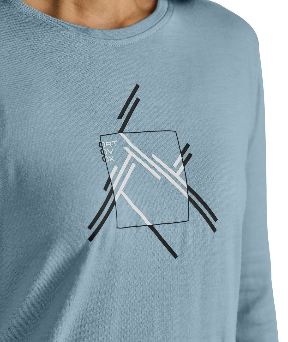 185 Merino Mountain Cutout Long Sleeve ♀ - Image 3