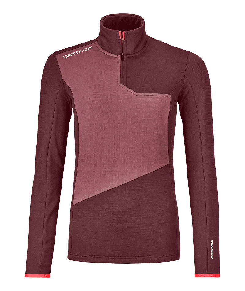Merino Fleece Light Zip Neck Damen - Image 4