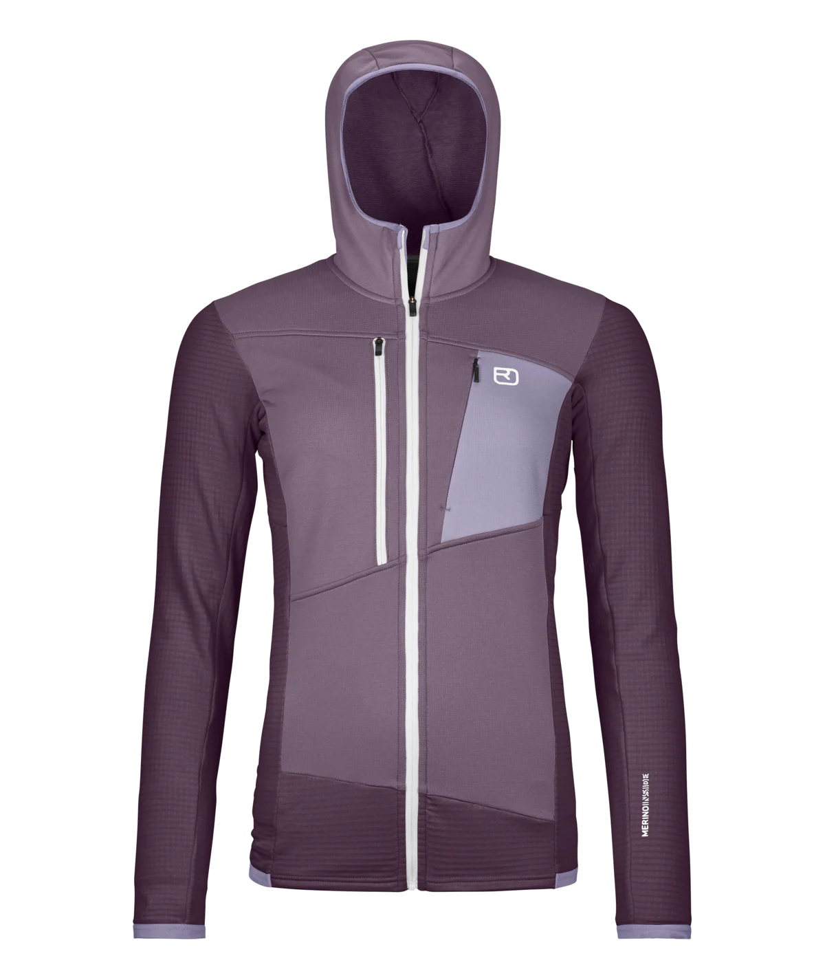Merino Fleece Grid Hoody Damen - Image 4