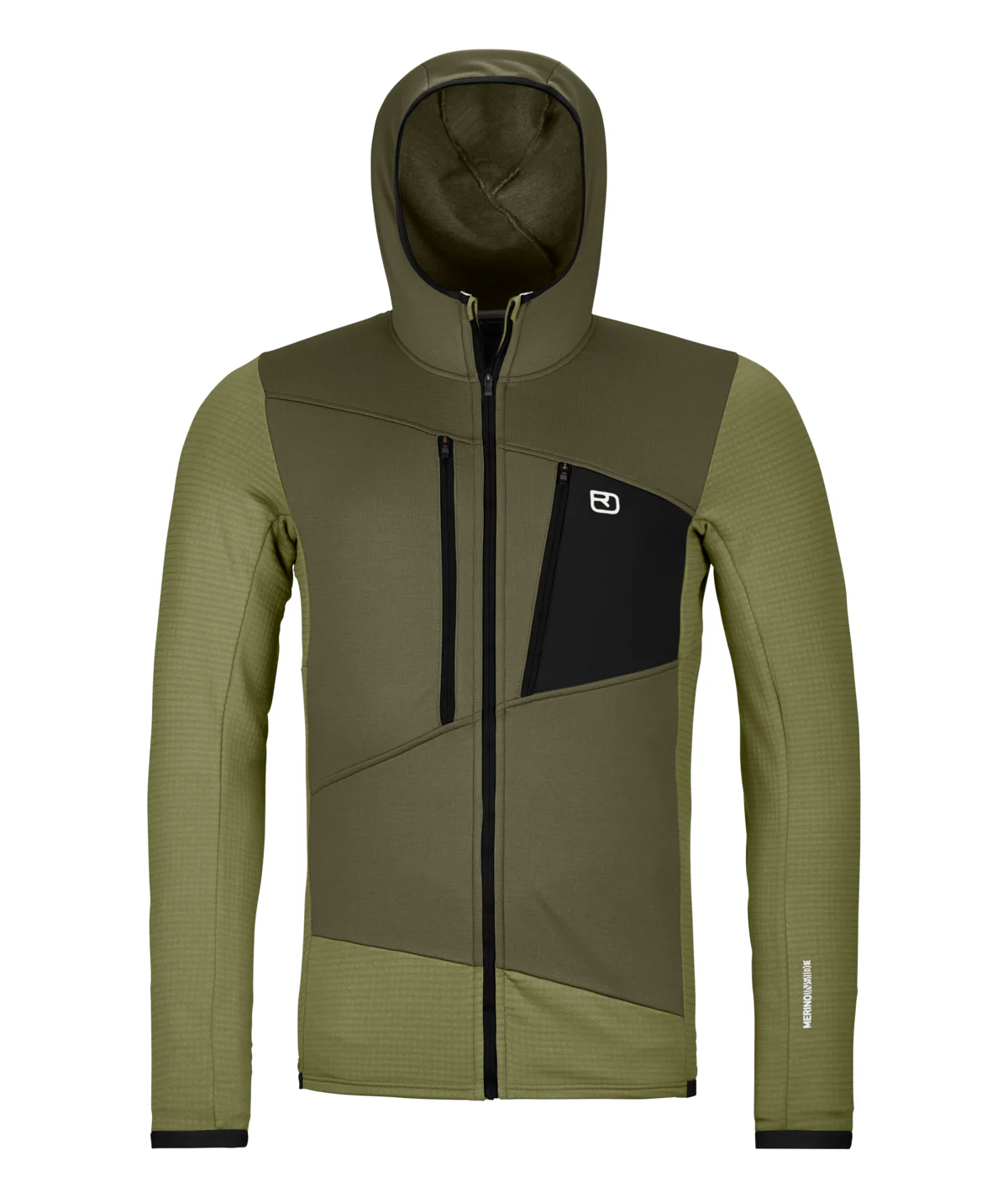 Merino Fleece Grid Hoody Herren - Image 6