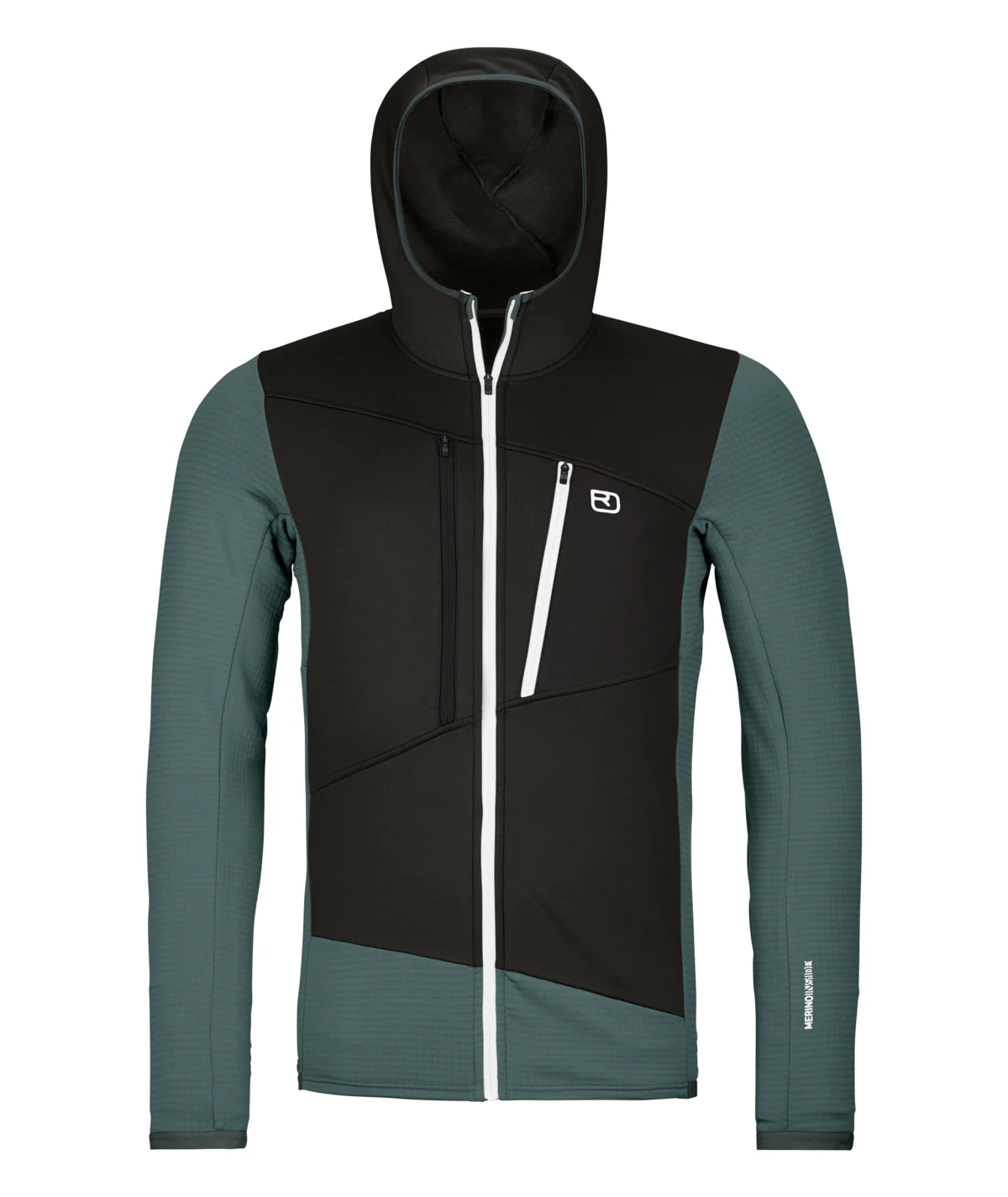 Merino Fleece Grid Hoody Herren - Image 7