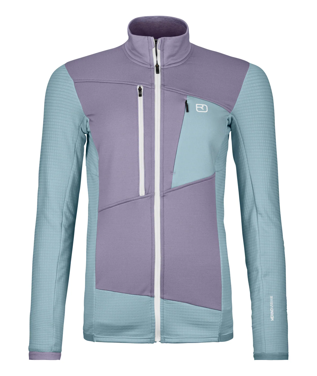 Merino Fleece Grid Jacket Damen