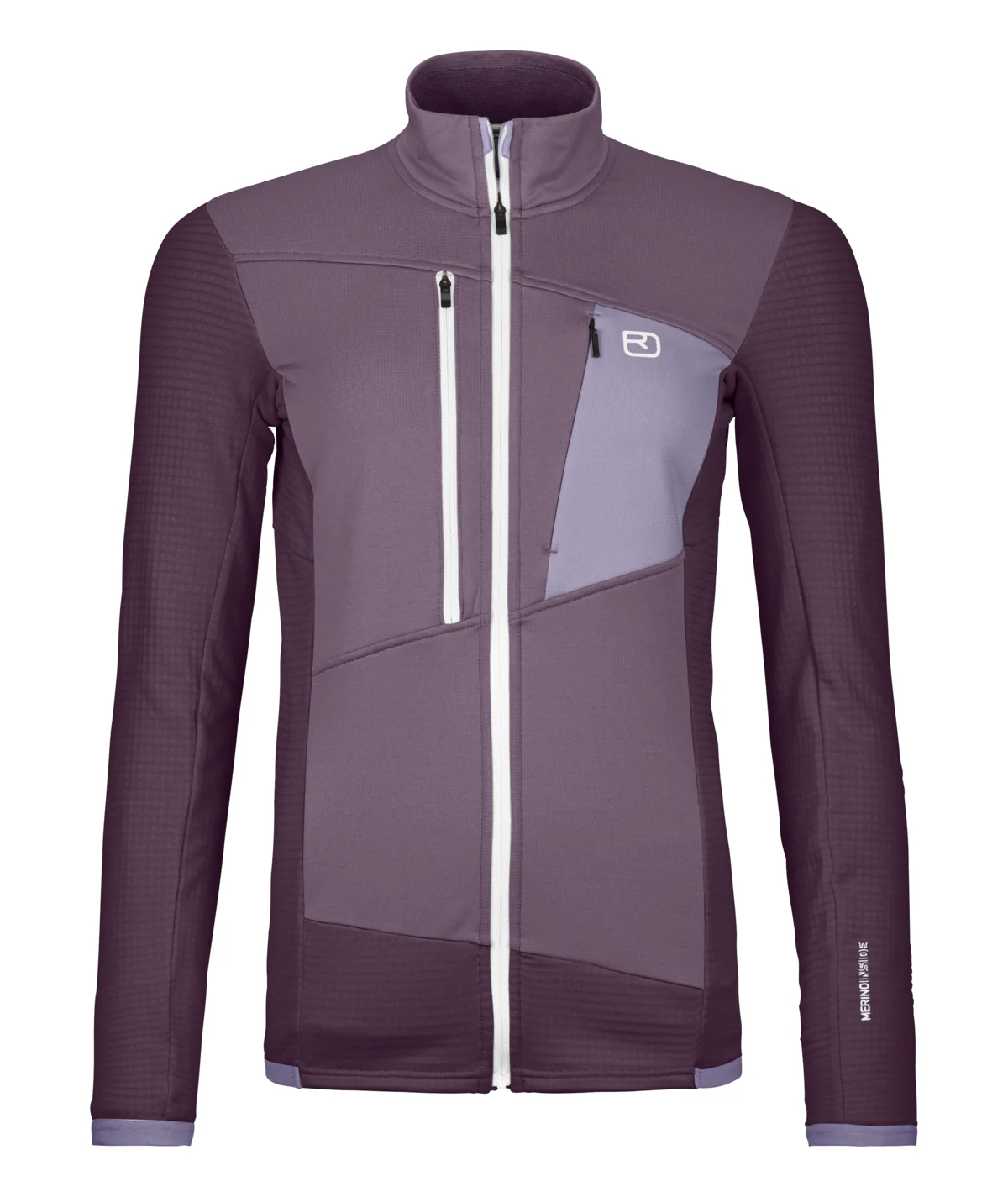 Merino Fleece Grid Jacket Damen - Image 6