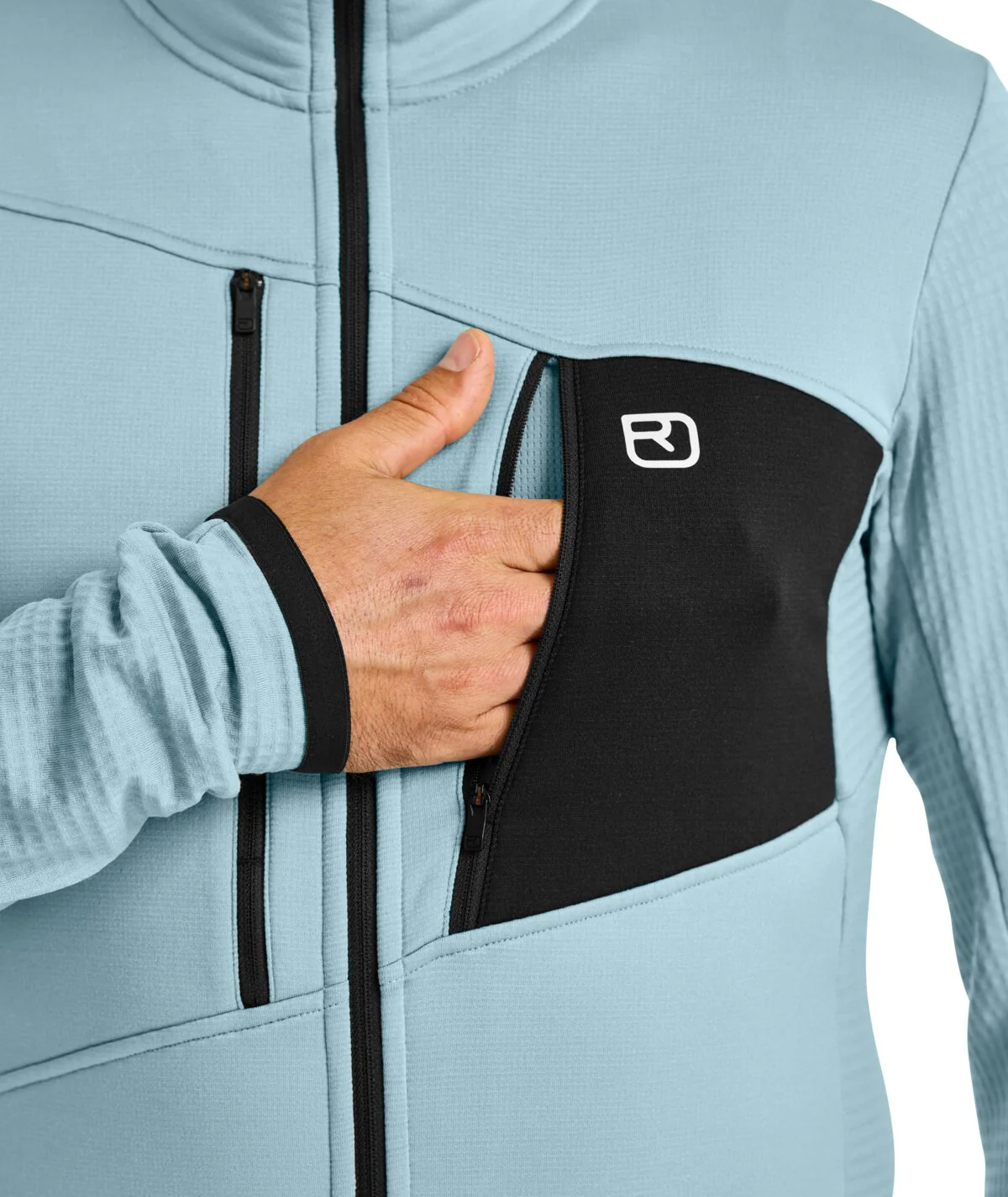 Merino Fleece Grid Jacket Herren - Image 7