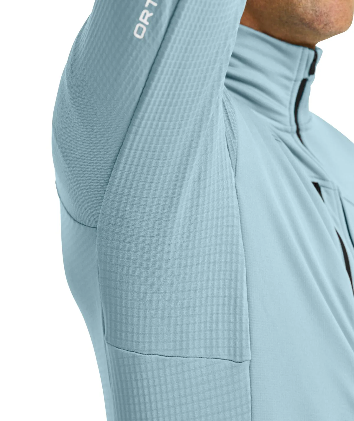 Merino Fleece Grid Jacket Herren - Image 8
