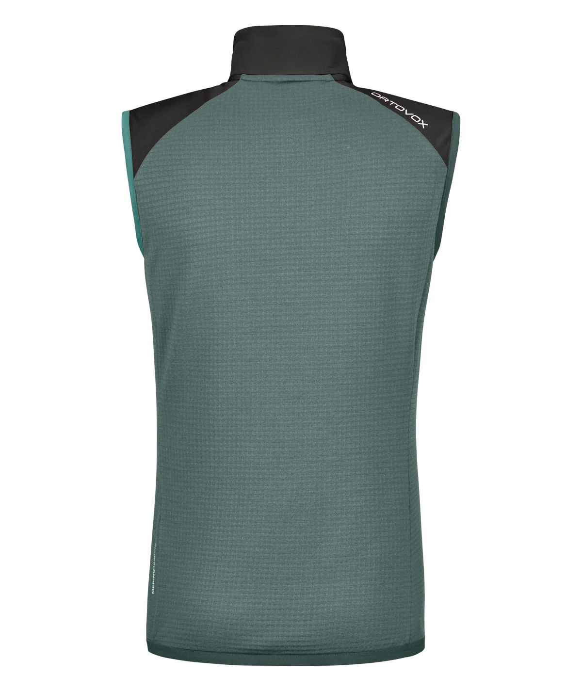 Merino Fleece Grid Weste Damen - Image 5