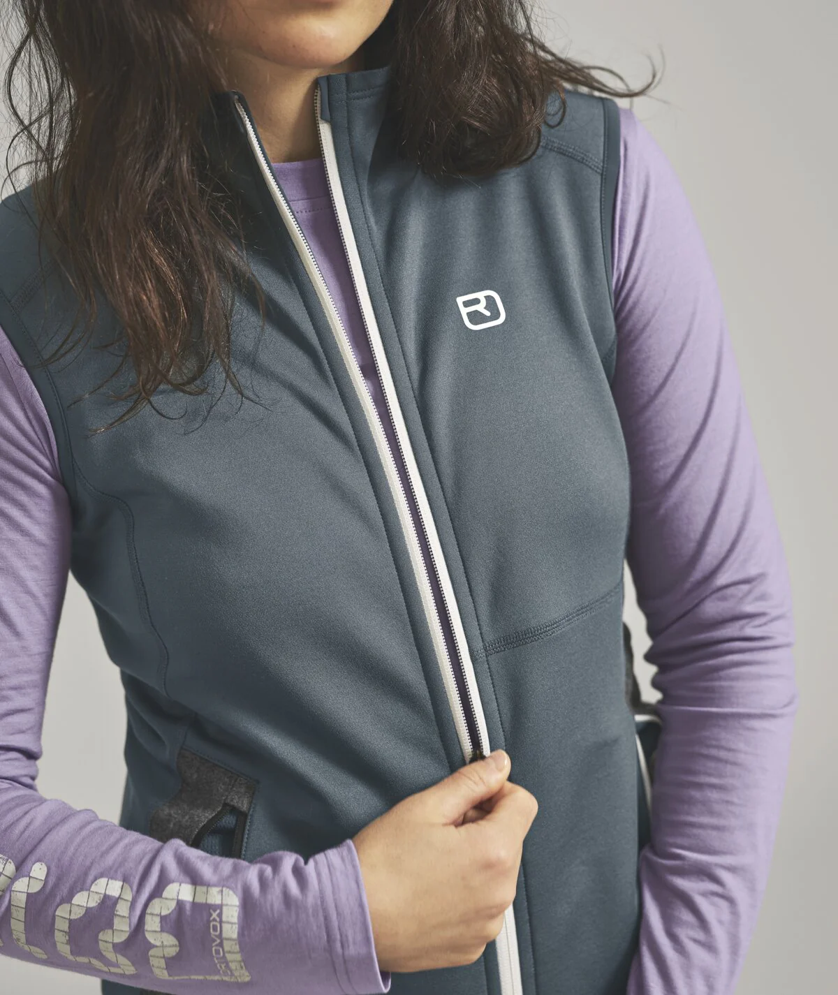 Merino Fleece Weste Damen - Image 4