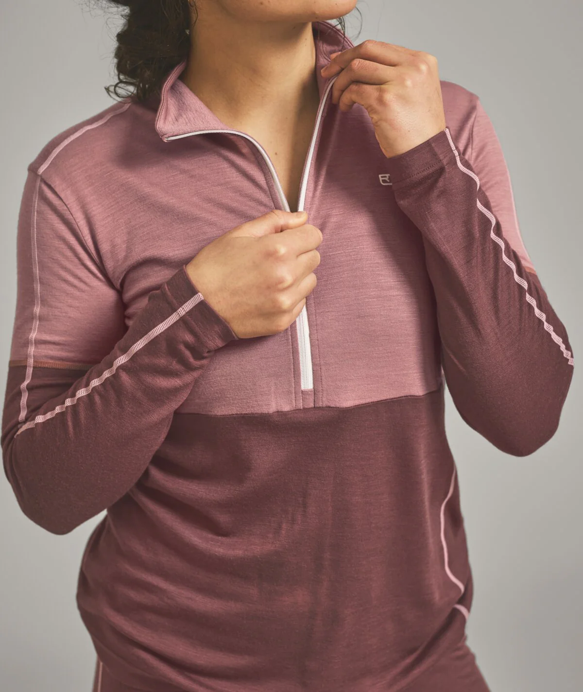Rock’n’Wool Zip Neck Damen 185 - Image 4