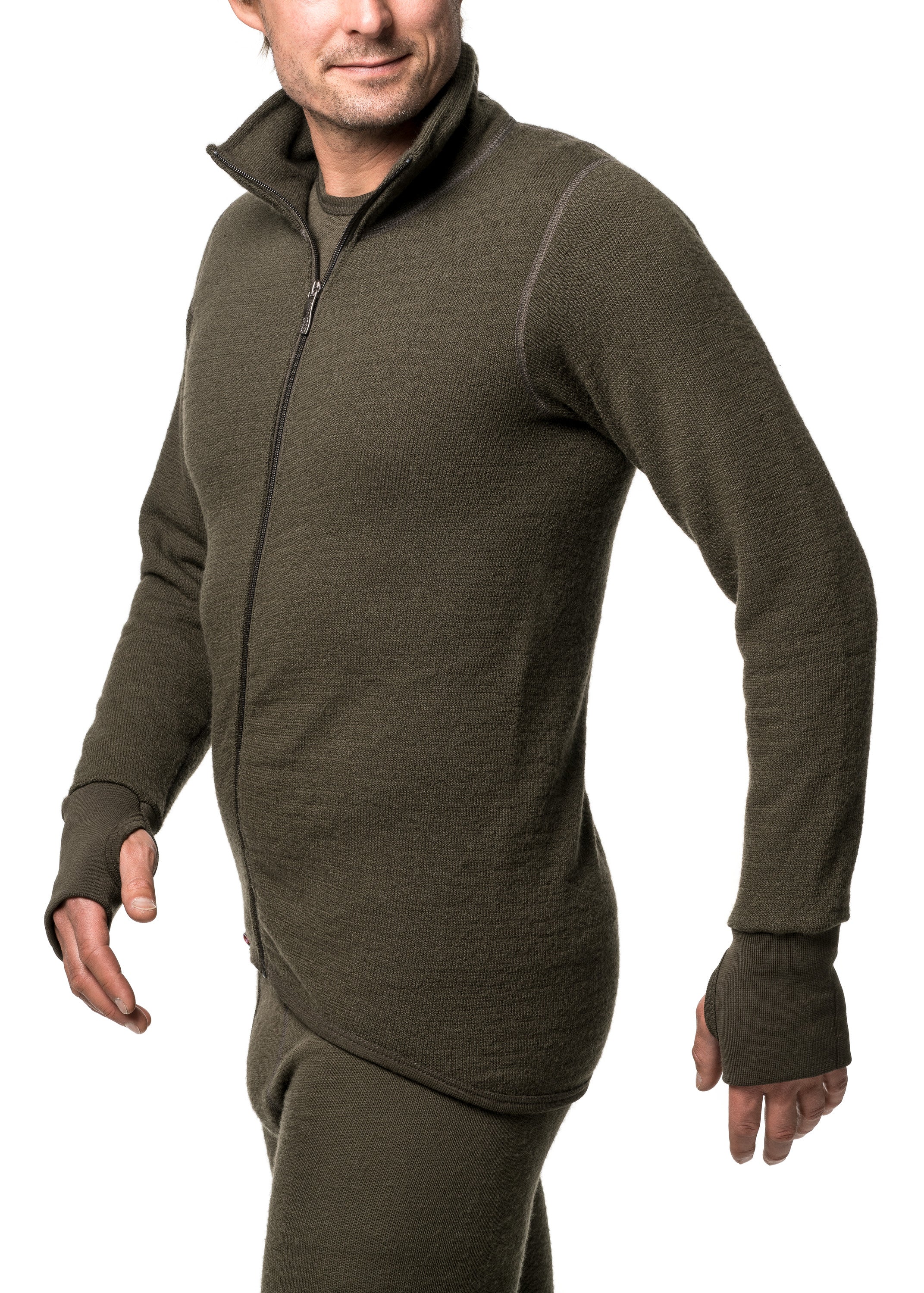 Ullfrotte-400 Thermo Merino Jacke Unisex - Image 3