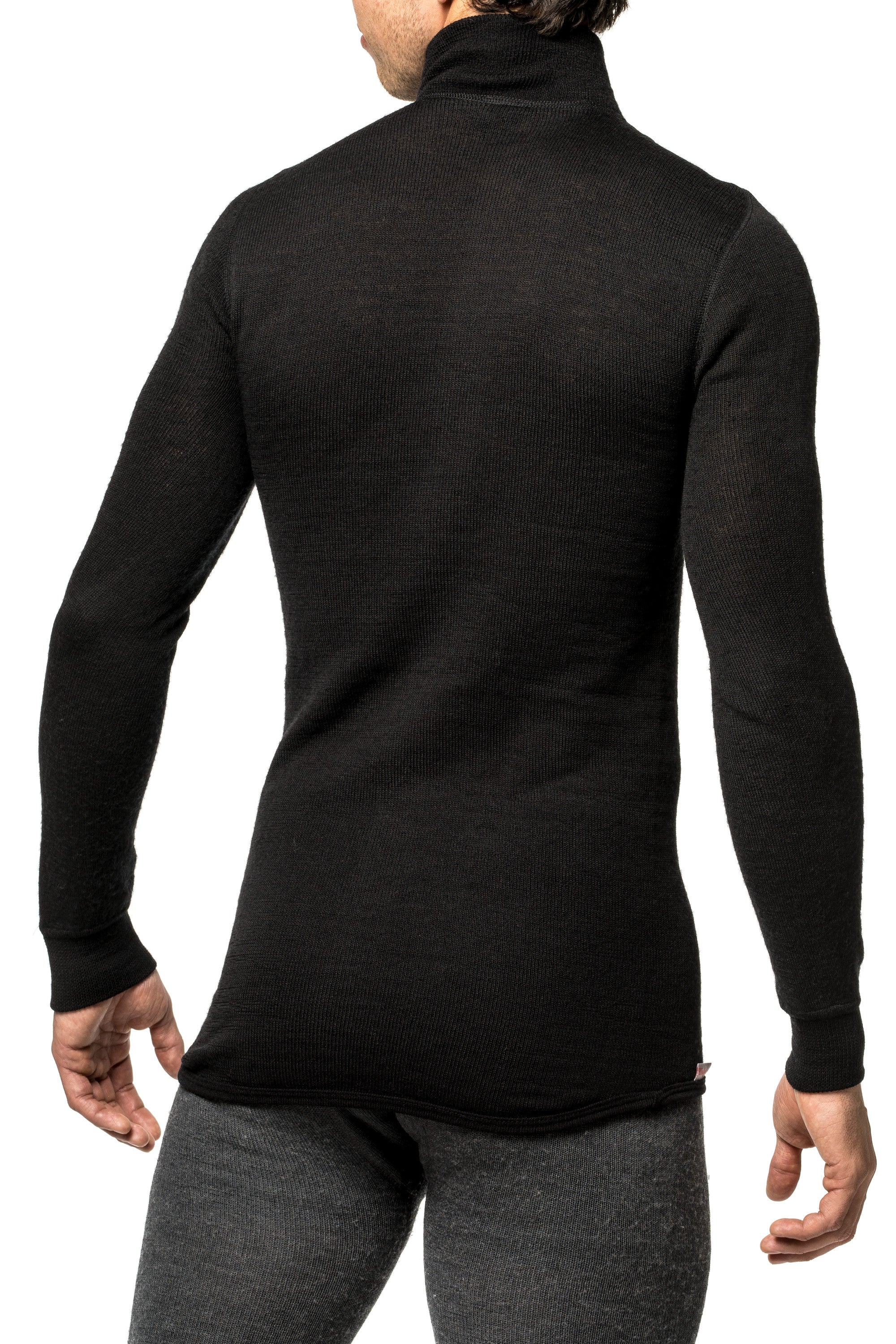 Ullfrotte-200 Thermo Merino Zip Turtleneck Unisex - Image 4